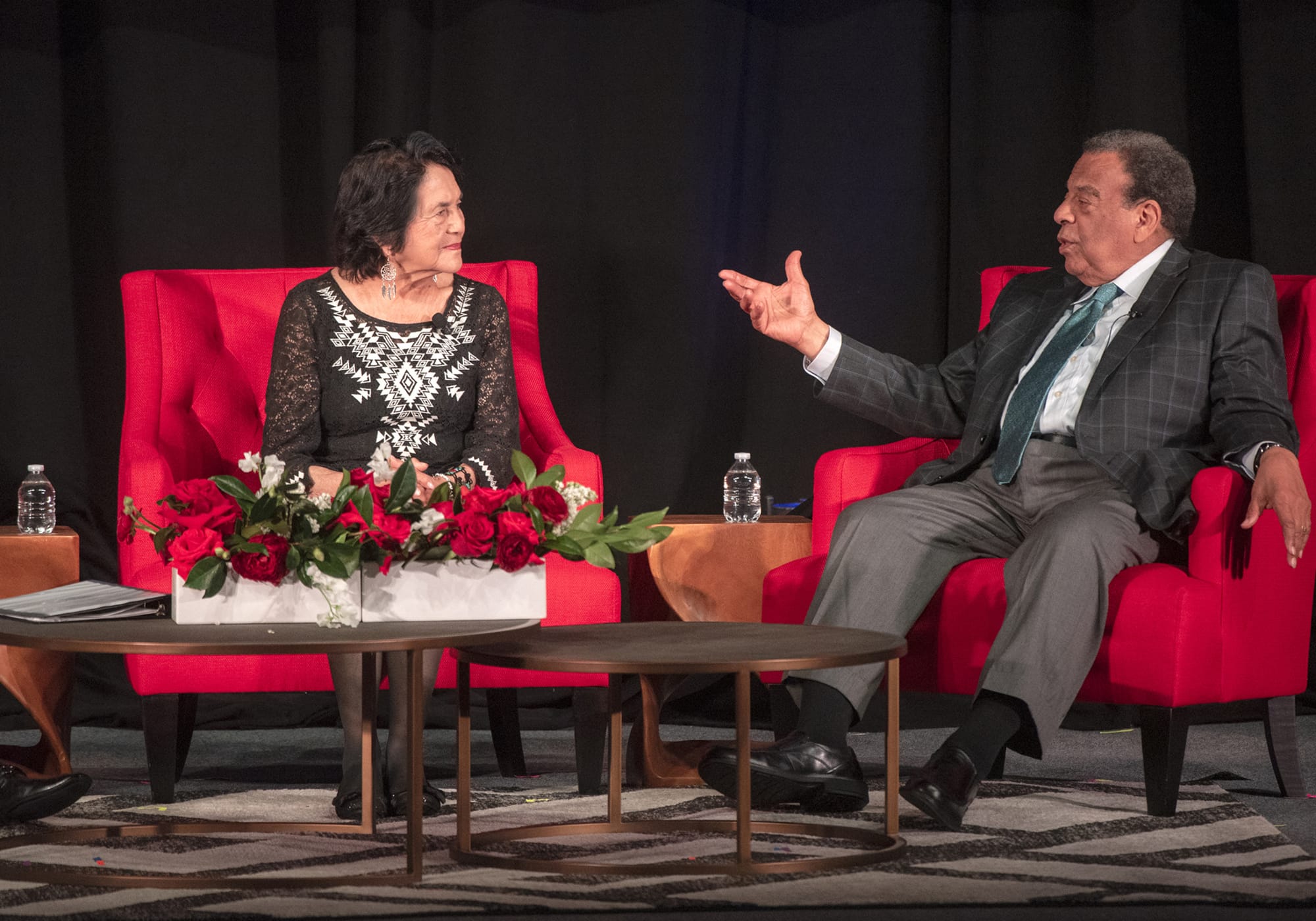 Dolores Huerta and Andrew Young